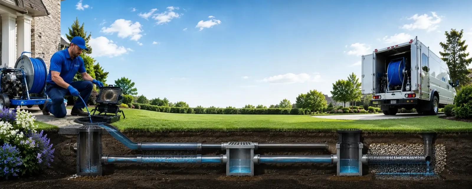 Outdoor drain cleaning information for College Station, AR